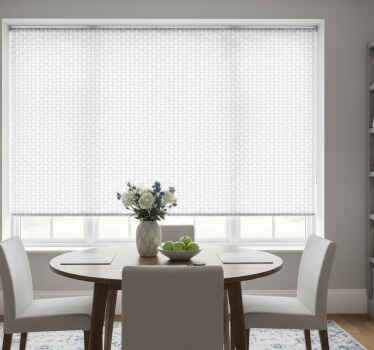 Estor enrollable comedor tejido de fibras - TenVinilo