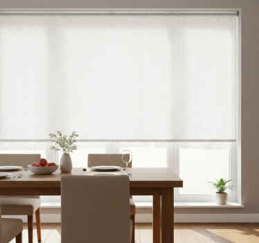 Rullegardin spisestue grå linjer - Tenstickers