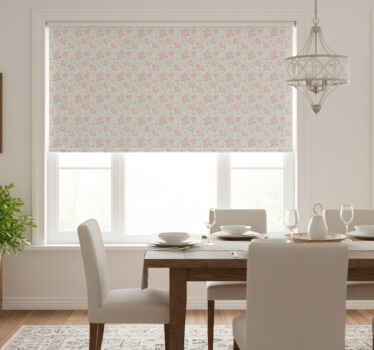 Little flowers vintage style dining room blind - TenStickers