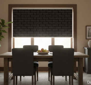 Dining room blind in shadow - TenStickers