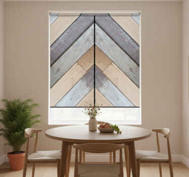 Eetkamer rolgordijn verweven verhalen - TenStickers