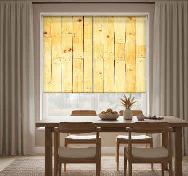 Eetkamer rolgordijn russet vloer - TenStickers