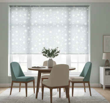 Cortina roller comedor fantasía menta - TenVinilo