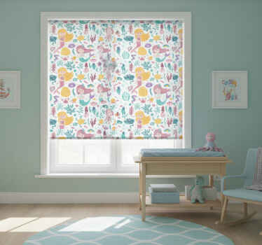 Cortina roller infantil aventura de sirenas - TenVinilo