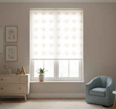 Cortina roller infantil sol minimal abstracto - TenVinilo