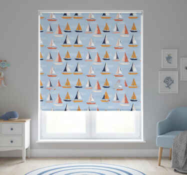 Blind kids joyful sailboat design - TenStickers