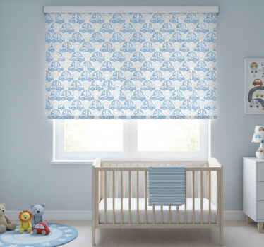 Blind kids blue car tracks - TenStickers