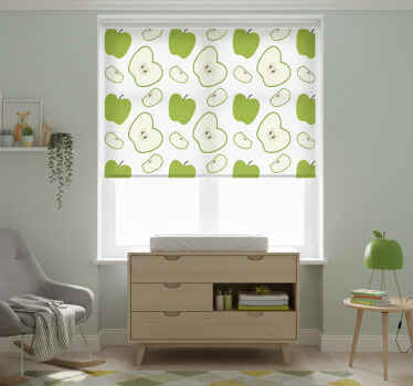 儿童盲人快乐绿色苹果 - TenStickers