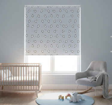 儿童盲人无缝企鹅图案 - TenStickers