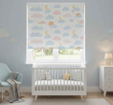 儿童盲人可爱云朵图案 - TenStickers