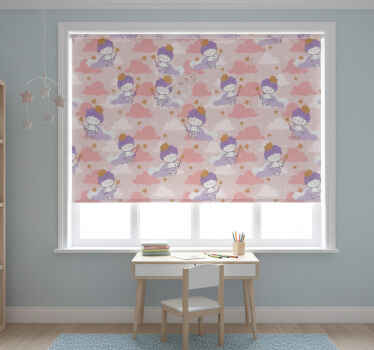 Rollo fenster kinderzimmer kleiner prinz mit krone - TenStickers