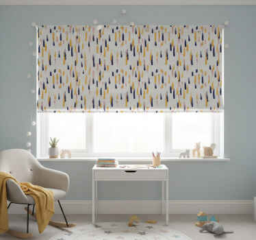 Estore de rolo infantil com traços modernos abstratos - TenStickers