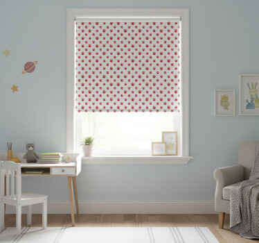 Rollo fenster kinderzimmer mit katzenpfoten und herzdesign - TenStickers