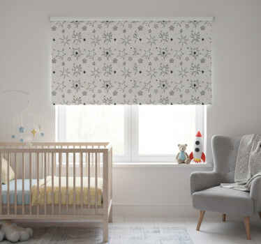 Store enrouleur pour chambre enfant motif étoiles silhouette - TenStickers