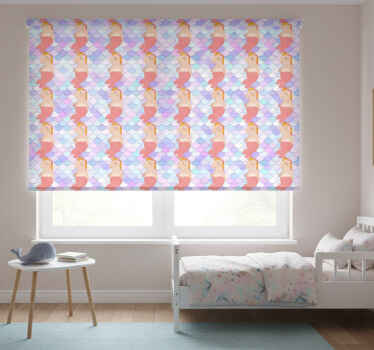 Zavjese za dječju sobu s jednorogom i ribljim ljuskama - TenStickers