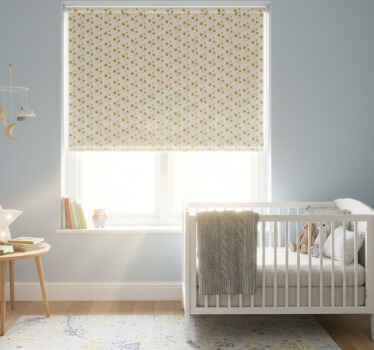 Zavjese za dječju sobu zlatne zvijezde u neredu - TenStickers