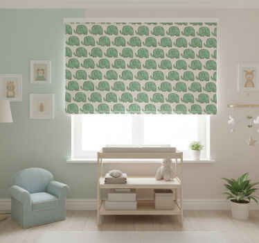 Store enrouleur pour chambre enfant motifs éléphants mignons - TenStickers