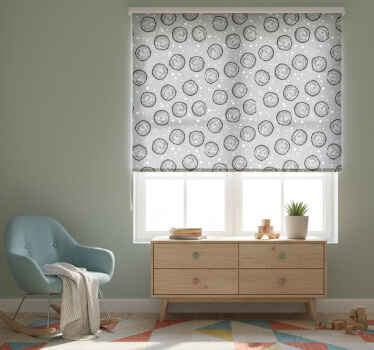 Rollo fenster kinderzimmer im nordischen alpenstil - TenStickers