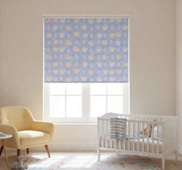 Rollo fenster kinderzimmer mit hühnchenmotiven - TenStickers