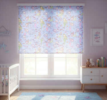 Zavjese za dječju sobu sirene - TenStickers