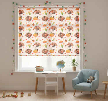 Zavjese za dječju sobu s cool puricama za zahvalnost - TenStickers