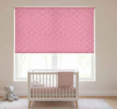 Tenda a rullo cameretta rosa scuro e chiaro - TenStickers