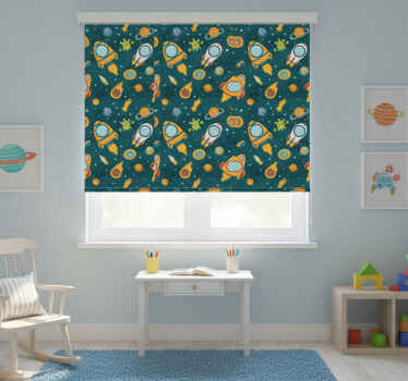 Zavjese za dječju sobu s veselih vanzemaljcima - TenStickers