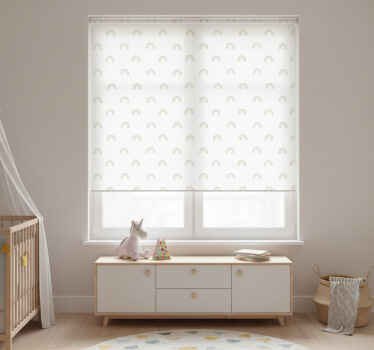 Store enrouleur pour chambre enfant arc-en-ciel pastel - TenStickers