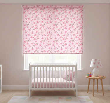 Zavjese za dječju sobu s lijepim ružičastim cvjetovima - TenStickers