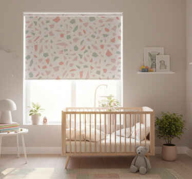 Rolgordijn kinderkamer kids nordic terrazo - TenStickers