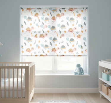 Rollo fenster kinderzimmer niedliche schildkröten gruppe - TenStickers