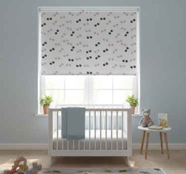 Rollo fenster kinderzimmer mit katzenpfotenmotiven - TenStickers