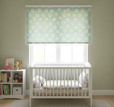 Rollo fenster kinderzimmer gänseblümchen muster - TenStickers
