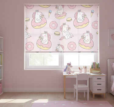 Ρολό για παιδιά Ροζ μονόκερος - TenStickers