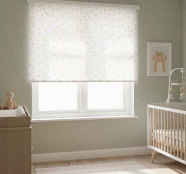 Rollo fenster kinderzimmer kleine herzen - TenStickers