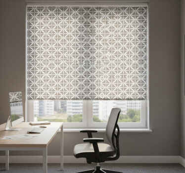 사무실 블라인드 우아한 블랙 플로럴 - TenStickers