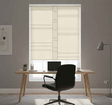 사무실 블라인드 미니멀리스트 선형 디자인 - TenStickers