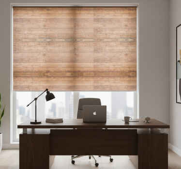 사무실 블라인드 수평 빈티지 우드 플랭크 - TenStickers