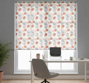 사무실 블라인드 추상 컬러풀 기하학 점들 - TenStickers