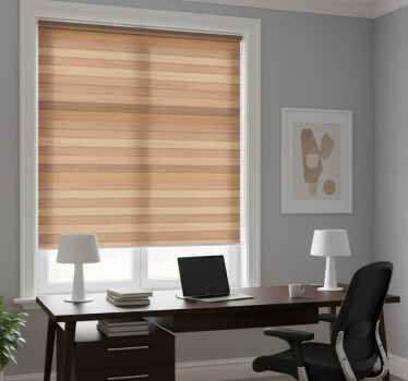 사무실 블라인드 우아한 rustic 나무 판재 - TenStickers