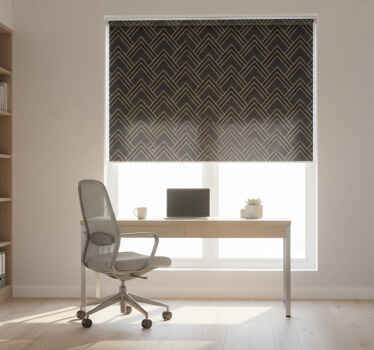사무실 블라인드 기하학적 캐스케이드 - TenStickers