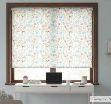 사무실 블라인드 '하이든이어' 꽃무늬 - TenStickers