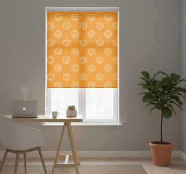 사무실 블라인드 아름다운 성채크라 심볼 - TenStickers