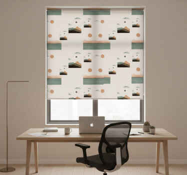 사무실 블라인드 추상 산맥 - TenStickers