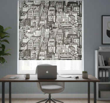 사무실 블라인드 뉴욕 마천루 - TenStickers