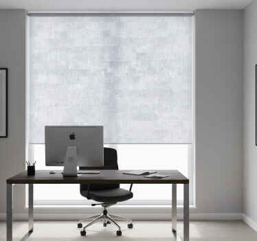 사무실 블라인드 회색 벽돌 패턴 노후화 디자인 - TenStickers