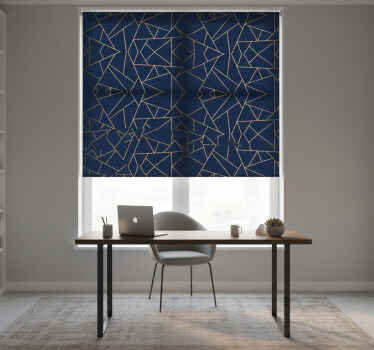 사무실 블라인드 기하학적 형태 - TenStickers