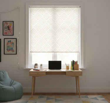 Rollo fenster jugendzimmer mit schlichten geometrischen - TenStickers