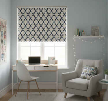 Rollo fenster jugendzimmer modernes geometrisches design - TenStickers