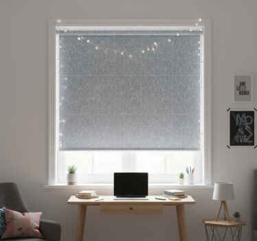 Cortina roller juvenil patrones de línea moderna - TenVinilo